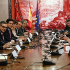 Los partidos políticos se reúnen en el Congreso para abordar los recortes en la campaña del 26-J-JUAN MANUEL PRATS
