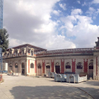La preocupación por el edificio de la vieja estación está en su desprotección ahora que está sin tejado.-ISRAEL L. MURILLO