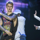 Concierto de Justin Bieber en el Palau Sant Jordi de Barcelona.-