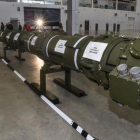 El misil 9M729 que ha presentado el Gobierno de Rusia.-VASILY MAXIMOV (AFP)