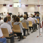 Imagen que presentaba ayer, al mediodía, la oficina tributaria del Ayuntamiento.-RAÚL G. OCHOA