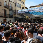El escenario de la plaza del Trigo se ha convertido en el más codiciado por las bandas emergentes y también por el público del Sonorama.-Alberto Calvo