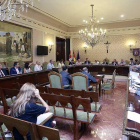 Sesión plenaria de ayer en la Diputación Provincial.-RAÚL G. OCHOA
