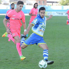 La Arandina no tuvo opciones en Barreiro.-ALBERTO CALVO