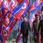 Kim Jong-un, este jueves en un acto oficial en Pionyang.-EFE / HOW HWEE YOUNG