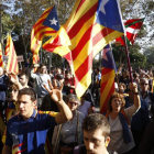 Concentración junto el parque de la Ciutadella-JULIO CARBÓ