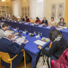 El Palacio de la Isla acogió la reunión del Instituto Castellano y Leonés de la Lengua donde aprobaron el programa y los presupuestos de 2020.-ISRAEL L. MURILLO