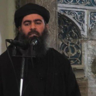 Al Baghdadi en una mezquita de la ciudad iraquí de Mosul el pasado mes de julio.-Foto: AFP