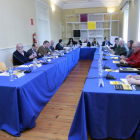 El Palacio de la Isla volvió a acoger la reunión del patronato de la Fundación del Instituto Castellano y Leonés de la Lengua.-Raúl Ochoa