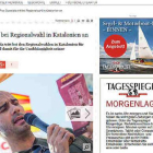 El diario alemán 'Der Taggespiegel' se hizo eco de la noticia de Guardiola a través de su web.-Foto:  'Der Taggespiegel' Web