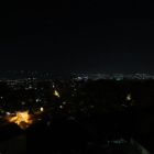 La ciudad de Caracas en completa oscuridad por el apagón generalizado.-EFE