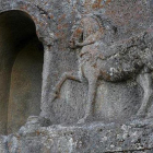 En este monumento al jinete Lukayanus fue encontrada la tablilla del reglamento hípico.-