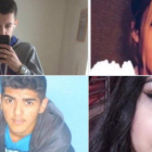 Fotografías que se han colgado en las redes sociales de desaparecidos en el atentado de Mancherter.-