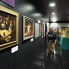 ‘El bote’, de Araceli de las Heras, en primer término, es una de la veintena de piezas que se exhiben.-Raúl Ochoa