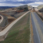 Las obras de la línea de alta velocidad en el tramo entre Estépar y Burgos.-ISRAEL L. MURILLO