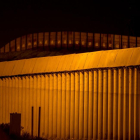 Tramo del muro ya construido entre EEUU y México.-AFP