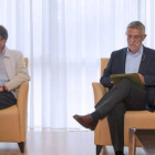 El director general editorial de EL MUNDO DE CASTILLA Y LEÓN, Pablo Lago, Ángel Hernández, de Comisiones Obreras, Agustín prieto, de UGT, y Miguel Ángel Benavente, de Cecale.-ISRAEL L. MURILLO