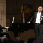 El patio de la Casa del Cordón enmarcó el concierto del tenor Javier Camarena y el pianista Ángel Rodríguez con alrededor de 460 testigos.-Raúl Ochoa