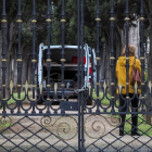 El Cementerio El Carmen de Valladolid cerrado por la crisis del coronavirus. -PHOTOGENIC MIGUEL ÁNGEL SANTOS