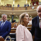 Ana Pastor, junto a Jorge Fernández Díaz, este martes en el Congreso.-JUAN MANUEL PRATS