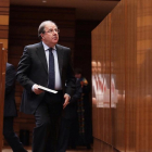 El presidente de laJunta, Juan Vicente Herrera, ayer, en el Pleno.-ICAL