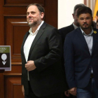 El Supremo deniega el permiso a Junqueras para jurar su cargo de eurodiputado.-DAVID CASTRO