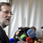 Rajoy, en el encuentro de European People's Party (EPP), hoy, en Bruselas.-Foto:ERIC VIDAL / REUTERS