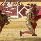 ManuelDíaz ‘El Cordobés’ durante una corrida en Burgos.-SANTI OTERO