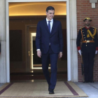 El presidente del Gobierno, Pedro Sánchez, en la Moncloa. /-DAVID CASTRO