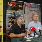 Félix Yáñez y Luis Orcajo presentaron el Festival de Teatro de Territorio Artlanza.-SANTI OTERO