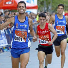 Dani Arce, Pablo Sánchez y Santiago Vivanco en Valladolid-J. M. Lostau