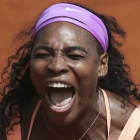 Serena Williams celebra su triunfo en Roland Garros.-Foto: AP / DAVID VINCENT