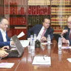 El Consejo de Cuentas de Castilla y León se reunió ayer en el Ayuntamiento de Lerma-RAÚL G. OCHOA