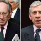 Rifkind (izquierda) y Straw, en dos fotos de archivo.-Foto: AFP / LEON NEAL