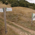 Los senderistas cuentan con una nueva ruta en los montes pancorbinos.-G. G.