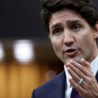 Según un comunicado difundido por la Casa Blanca, Trump y Trudeau hablaron sobre el T-MEC y sobre las negociaciones comerciales entre Estados Unidos y China.-REUTERS