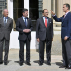 El rey Felipe VI preside en el Palacio Real de la Granja de San Ildefonso (Segovia) la reunión del Consejo Científico del Real Instituto Elcano-ICAL