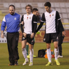 Prosi se lesionó en el choque ante la Cultural Leonesa el pasado 24 de enero.-SANTI OTERO