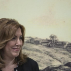 La presidenta de la Junta de Andalucía, Susana Díaz, en un acto oficial en Castilblanco de los Arroyos (Sevilla).-EFE / JULIO MUÑOZ