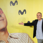 El actor Javier Gutiérrez en la presentación de la segunda temporada de la serie de Movistar+ Vergüenza.-MOVISTAR
