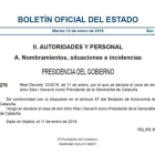 Decreto de cese de Artur Mas publicado en el BOE.-