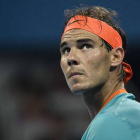 Rafael Nadal, durante el partido de cuartos de final del torneo de Pekín contra Martin Klizan, el viernes pasado.-Foto: AFP / FRED DUFOUR