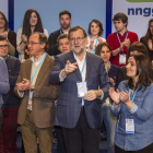 Mariano Rajoy en uno de los encuentros con las Nuevas Generaciones del PP en una imagen de archivo.-E.M.