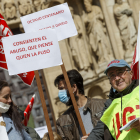 Protesta de trabajadores de la Catedral. SANTI OTERO