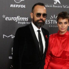 Risto Mejide y Laura Escanes, en la gala People in Red de la Fundación de la Lucha contra el Sida.-ELISENDA PONS