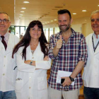 Reunión de trabajo del equipo multidisciplinar del Hospital  Trueta, evaluando y proponiendo un tratamiento tras extirpar con éxito un tumor de páncreas, pioneros en España.-Foto: ACN