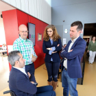 El secretario general del PSOE de Castilla y León, Luis Tudanca, visita las instalaciones de Aspaym junto a su presidente, Ángel de Propios-ICAL