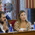 Carolina Blasco interviene en el Pleno municipal de septiembre. SANTI OTERO