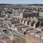 Vista aérea de Burgos, donde la compraventa de viviendas ha crecido considerablemente respecto a 2017.-RAÚL G. OCHOA