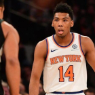 Allonzo Trier, en un partido reciente con los Knicks.-EL PERIÓDICO